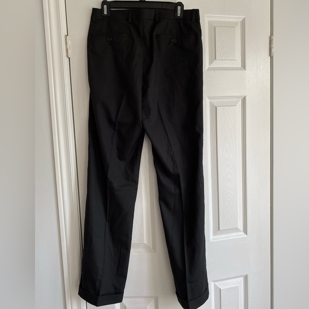 NWOT Ralph Lauren Black Dress Pants Classic Silhouette with cuff